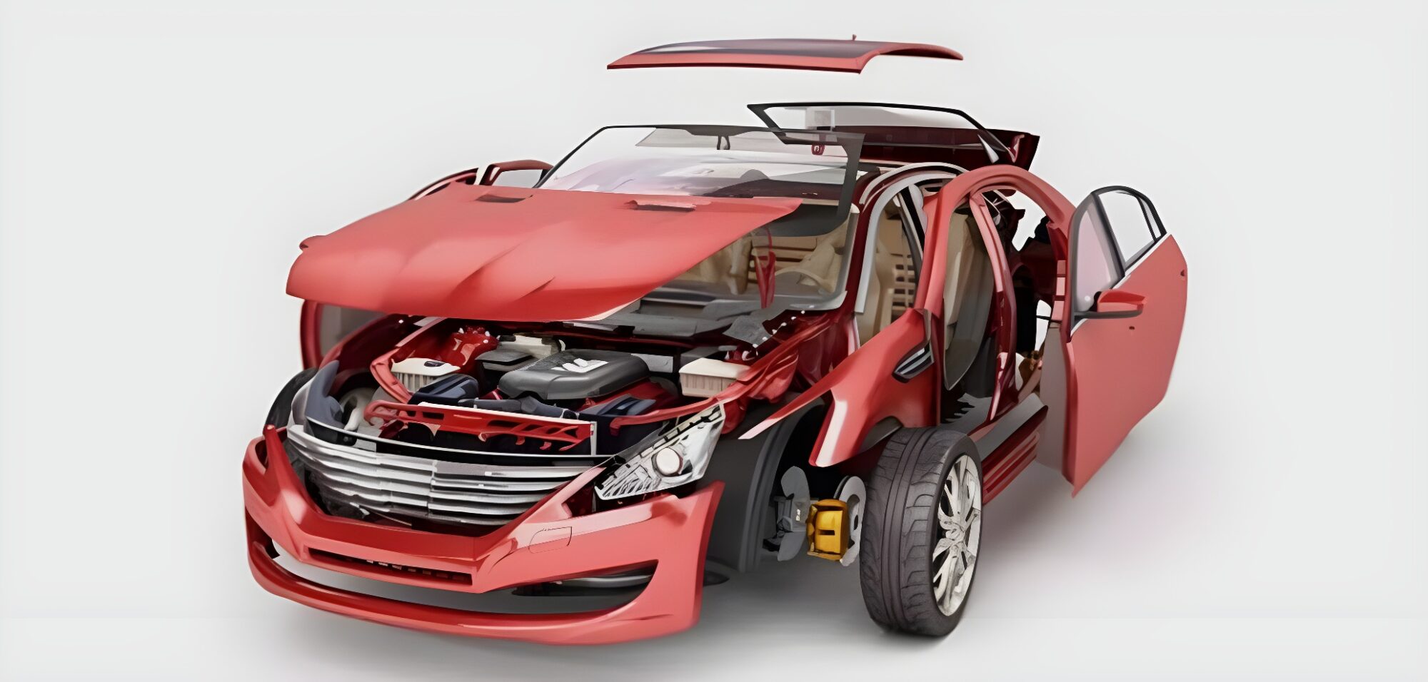 بخش های اتوموبیل